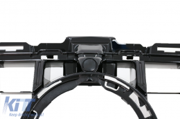 Griglia anteriore per Mercedes Classe C W205 S205 A205 C205 Facelift 03.18-20 Nero-image-6093451