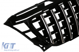 Griglia anteriore per Mercedes CLS W218 C218 X218 Sport Line 11-14 GT-R Panamericana Look-image-6069175
