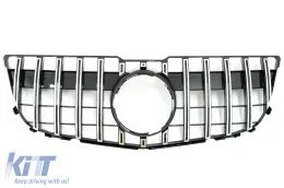 image-55-Griglia anteriore per Mercedes GLK X204 Facelift 13-15 GT-R Panamericana Look Cromo