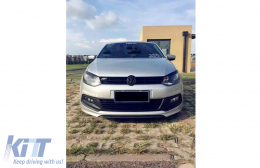 Griglia Calandra Anteriore Centrale per VW Polo 6R 2009-2014 R-Line Look-image-6126516