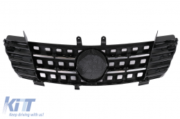 Griglia Calandra per Mercedes ML Classe M W164 2005-2008 Cromata Nera-image-6101260