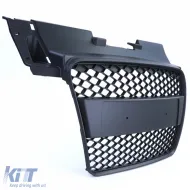 Griglia del radiatore a nido d'ape senza emblema nero opaco, adatta per Audi TT 8J pre-facelift 06-10-image-6197737