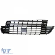 Griglia del radiatore senza emblema nera lucida, adatta per VW T6.1 Bus+Transporter facelift dal 19-image-6198780