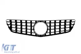 Griglia in stile GT cromata/nera adatta per Mercedes E-Class C207 coupé, A207 cabrio 2009-2013-image-6146004