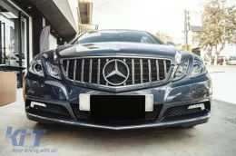 Griglia in stile GT cromata/nera adatta per Mercedes E-Class C207 coupé, A207 cabrio 2009-2013-image-6146005