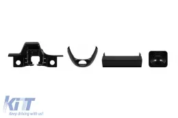 Griglia nera lucida tipo Brabus adatta per Mercedes G-Class W464 2018-2024-image-6138673