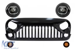 image-43-Griglia per Jeep Wrangler Rubicon JK 2007-2017 Fari & Segnale di Svolta Luce