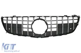 image-8-Griglia per Mercedes Classe SL R231 2012-2016 GT-R Panamericana Look Nero Cromo