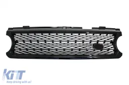 image-58-Griglia per Range Rover Vogue 3 L322 06-09 Tutto Nero Autobiography Supercharged Look