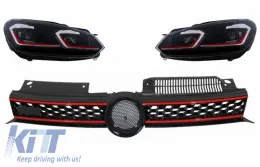 image-71-Griglia per VW Golf 6 VI 2008-2012 LED Fari Dinamico Girando Luci GTI Look