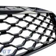 Griglia Performance a nido d'ape nera senza emblema adatta per VW Amarok I 2010-2022-image-6210357