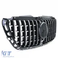 Griglia sportiva nera lucida cromo adatta per Mercedes Sprinter W907 910 dal 18-image-6201301