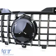 Griglia sportiva nera lucida cromo adatta per Mercedes Sprinter W906 06-13-image-6205049