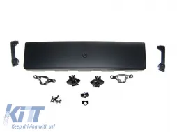 Griglia tipo RS5 in cromo/lacca nera adatta per Audi A5 F5 2016-2019 con apertura per telecamera e aperture per sensori di parcheggio-image-6145547