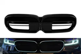 image-23-Griglie a rene illuminate Iconic Glow adatte per BMW Serie 5 G30, G31 2020-2023, verniciate di nero