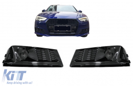 image-22-Griglie inferiori paraurti ACC per Audi A4 B9 Berlina Avant 16-18 RS4 Look Nero