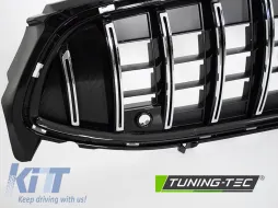 GRILL CHROME BLACK SPORT STYLE fits MERCEDES CLA W118 19-23-image-6270077