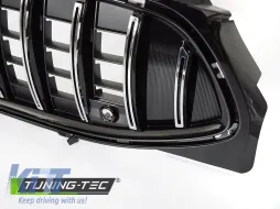 GRILL CHROME BLACK SPORT STYLE fits MERCEDES CLA W118 19-23-image-6270079