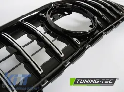 GRILL CHROME BLACK SPORT STYLE fits MERCEDES CLA W118 19-23-image-6270080