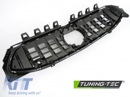 GRILL CHROME BLACK SPORT STYLE fits MERCEDES CLA W118 19-23-image-6270082