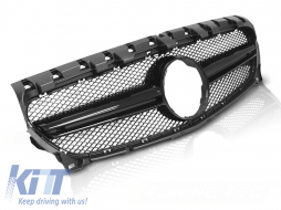 GRILL GLOSSY BLACK SPORT STYLE fits MERCEDES CLA W117 13-19
