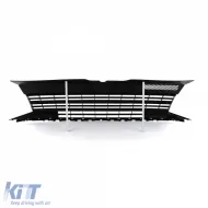 Grill ohne Emblem mit roten Streifen geeignet für VW T6 Bus Transporter 15-19-image-6196189