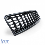 Grill ohne Emblem schwarz, geeignet für Audi A4 B6 8E 00-04-image-6196163