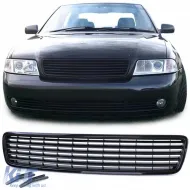 image-40-Grill ohne Emblem schwarz geeignet für Audi A4 B5 94-00
