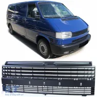 image-49-Grill ohne Emblem schwarz, geeignet für VW T4 Transporter Bus 90-03
