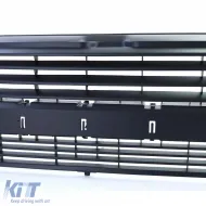 Grill ohne Emblem schwarz, geeignet für VW T4 Transporter Bus 90-03-image-6204611