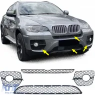 image-30-Grill Stoßstangen Nebelscheinwerfer Verkleidungssatz geeignet für BMW X6 E71 06-14