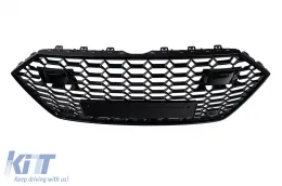 Grille avant pour AUDI A7 4G Facelift 2015-2017 RS7 Look Noir brillant-image-6266261