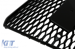Grille avant pour Audi A8 D4 Facelift 2014-2017 RS8 Look Noir brillant-image-6082187