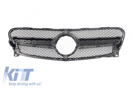 Grille Avant pour MERCEDES Classe GLA X156 2014-2016 GLA45 Design Noir-image-6011552