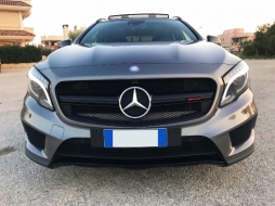 Grille Avant pour MERCEDES Classe GLA X156 2014-2016 GLA45 Design Noir-image-6031499