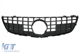 image-12-Grille avant pour Mercedes Classe SL R231 2012-2016 GT-R Panamericana Look Noir