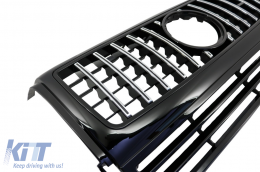 Grille avant pour MERCEDES G W463 1990-2014 Nouveau G63 GT-R Panamericana Design-image-6031955