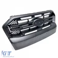 Grille avec LED Noir à Double Barre adaptée pour Ford Ranger T7 16-19-image-6204328