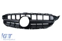 Grille Calandre pour Mercedes Classe C W205 S205 C205 A205 2014-2018 sans caméra Noire-image-6165331
