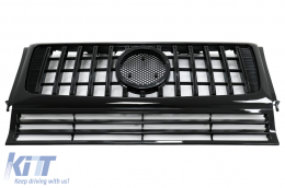 Grille Calandre pour Mercedes Classe G W463 2002-2017 G63 GT-R Panamericana Design-image-6096200