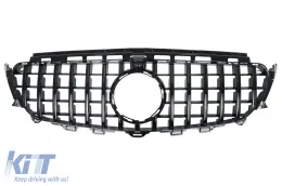 image-20-Grille Calandre pour Mercedes E W213 S213 C238 A238 2016-2019 Noir GT-R Design