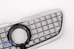 Grille Calandre pour Mercedes Vito W447 2020+ GTR Panamericana Look Noir Chrome-image-6091944