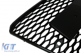 Grille Calandre Sans Emblème pour Audi A7 4G Pre-Facelift 2010-2014 RS7 Design-image-6082197
