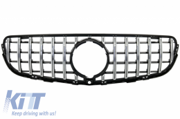 image-14-Grille centrale avant pour MERCEDES GLC X253 C253 2015-2018 GT R Panamericana Look