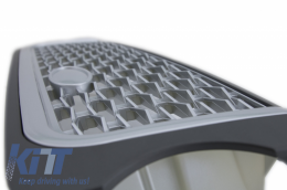Grille centrale Côté Évents pour Sport 2005-2008 L320 Autobiography Look Argent-image-6042557