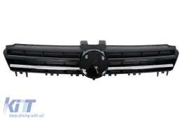 image-53-Grille centrale pour VW Golf 7 VII 2012-2017 Look R-Line Chrome Insertions