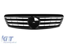image-78-Grille chromé/noir adapté pour Mercedes Classe S W220 1998-2002