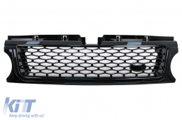 Grille & Côté Évents pour Rover Sport L320 Facelift 09-13 Autobiography Look Noir-image-6087838