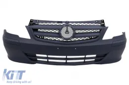 image-45-Grille de pare-chocs avant pour Mercedes Classe V Vito Viano W639 Facelift 2010-2014