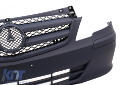 Grille de pare-chocs avant pour Mercedes Classe V Vito Viano W639 Facelift 2010-2014-image-6105268